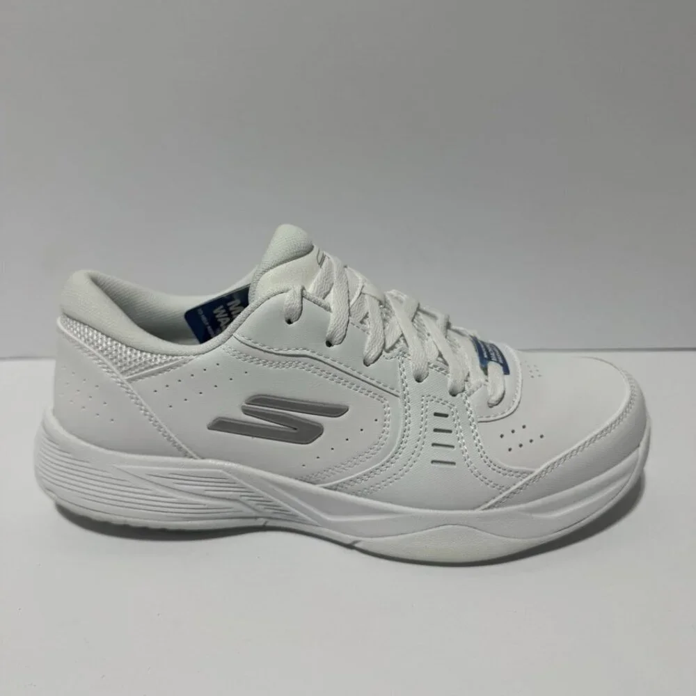Skechers Womens Viper Court Mash Sneakers White Size 9.5 M